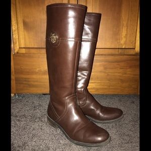 Tommy Hilfiger Tall Leather Boots